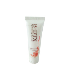 20ml mate white cosmetic cream plastic tube with flip top cap